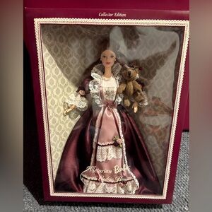 NRFB-Victorian Barbie with Cedric Bear 2000 Doll Collector's Edition
